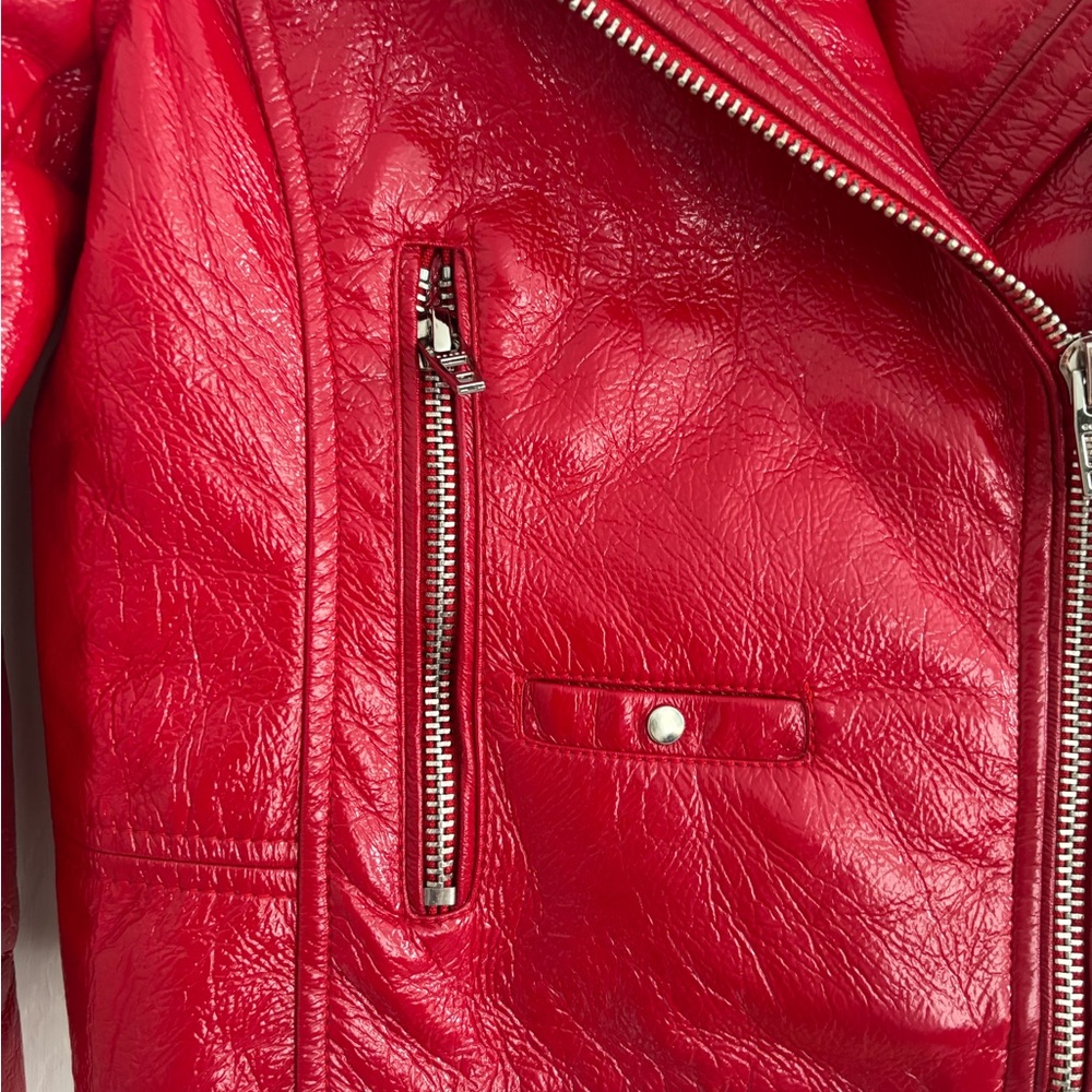 Blank NYC red moto jacket - Picture 3 of 13